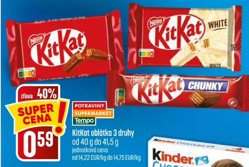 Nestlé KitKat oblátka 3 druhy