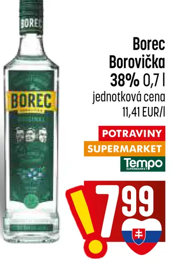 Borec borovička 38 %