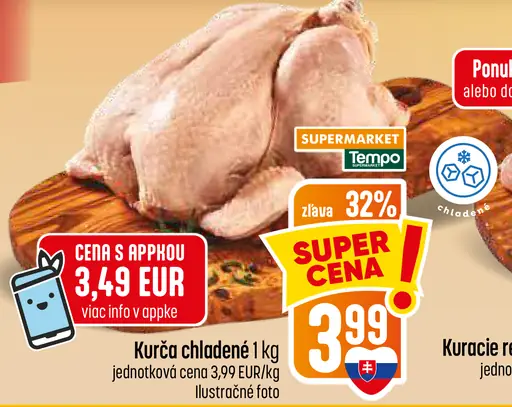 BCC kurča chladené