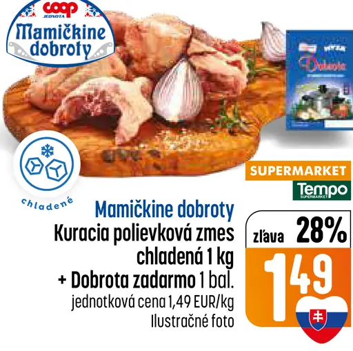 Mamičkine dobroty kuracia polievková zmes chladená + Dobrota zdarma