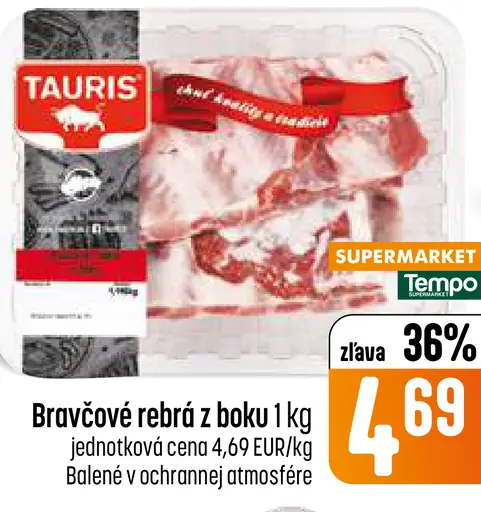 Tauris Bravčové rebrá z boku