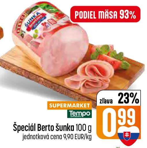 Berto Špeciál šunka bravčová