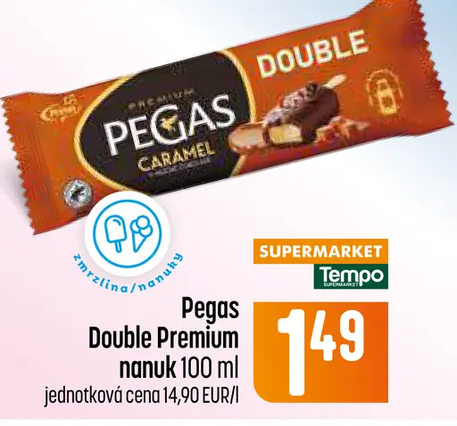 Pegas Double Premium karamel nanuk