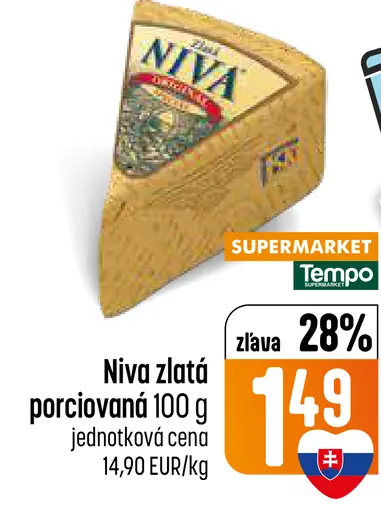 Niva zlatá syr
