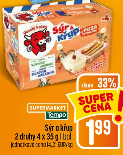 Sýr a krup syrový dezert rôzne druhy