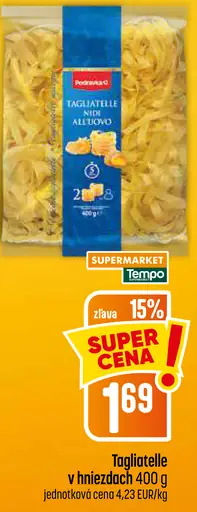 Tagliatelle v hniezdach