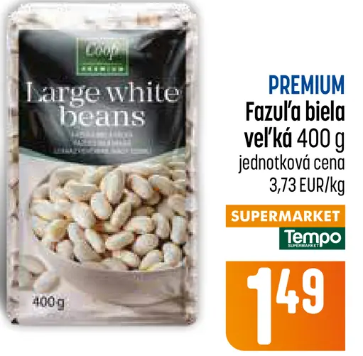 Fazuľa biela veľká