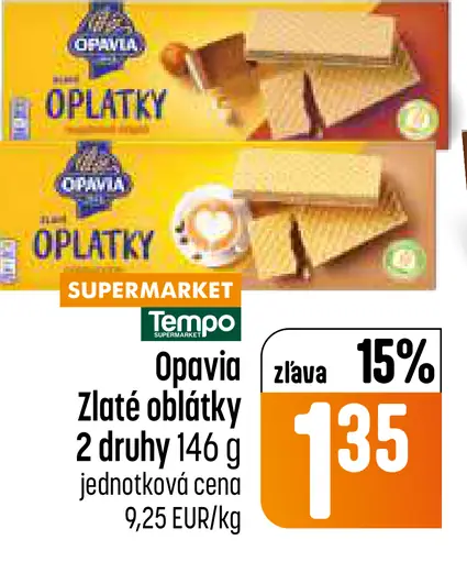 Opavia Zlate oblátky