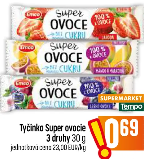 Emco Super ovocný hadíci bez cukru