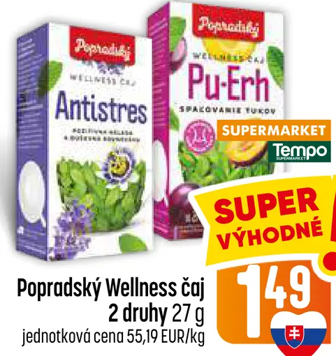 Popradská Wellness čaj