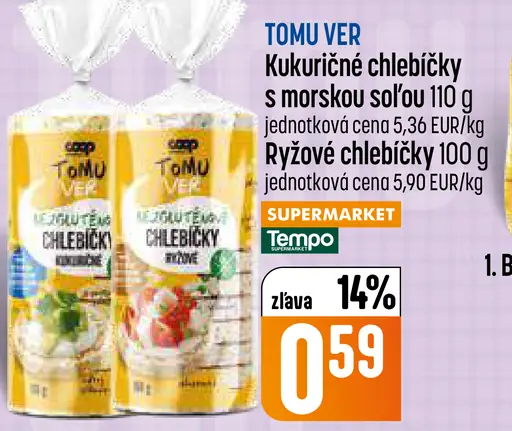TOMU VER Ryžové chlebíčky
