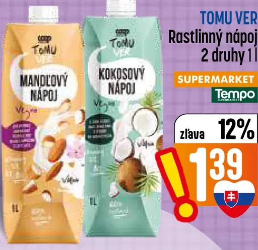 TOMU VER Mandľový nápoj