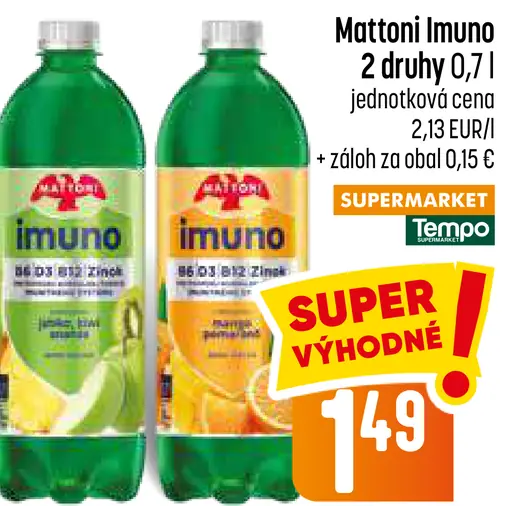 Mattoni Imuno nealkoholický nápoj