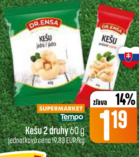 DR. ENSA kešu 2 druhy