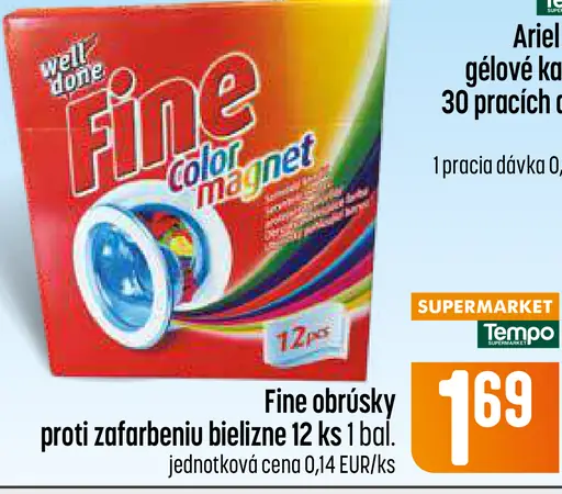 Fine Color Magnet obrúsky proti zafarbeniu bielizne