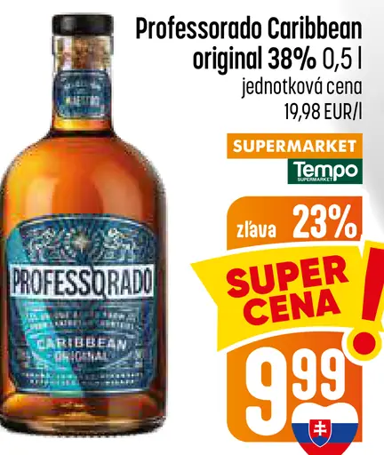 Professorado Caribbean Original 38% rum