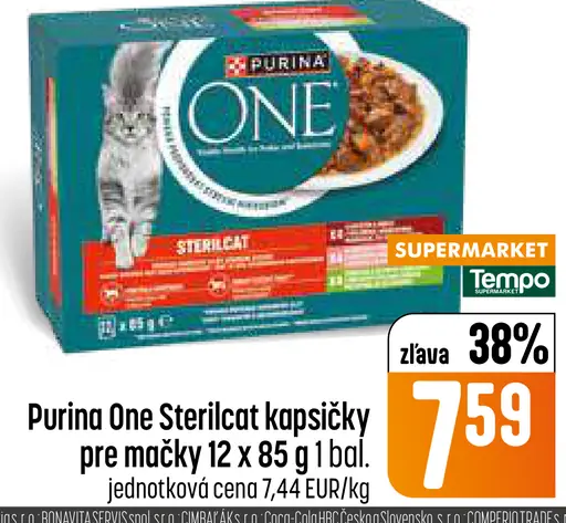 Purina One Sterilcat kapsičky pre mačky