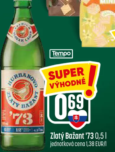 Zlatý Bažant '73 plechovka