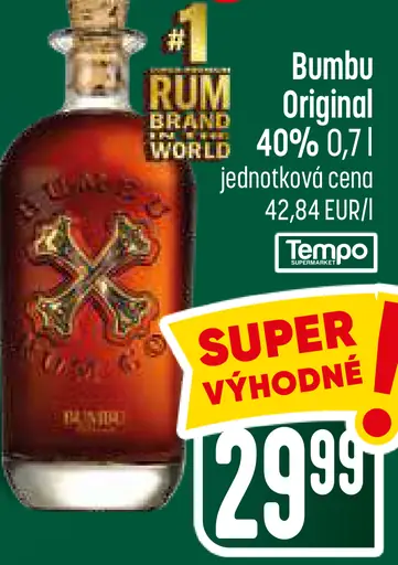 Bumbu Original rum 40 %