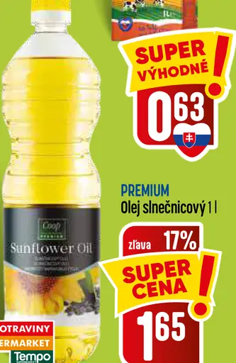 Premium Olej slnečnicový