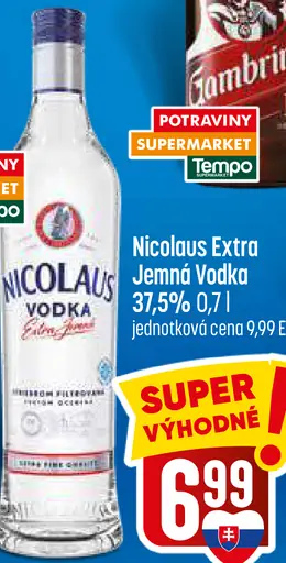 Nicolaus Extra Jemná Vodka