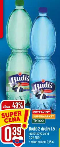Budiš ochutený nápoj rôzne druhy