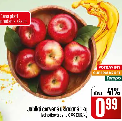 Červené jablká
