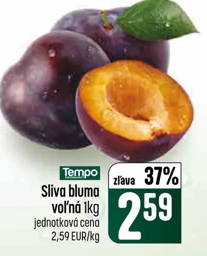 Slivka bluma voľná