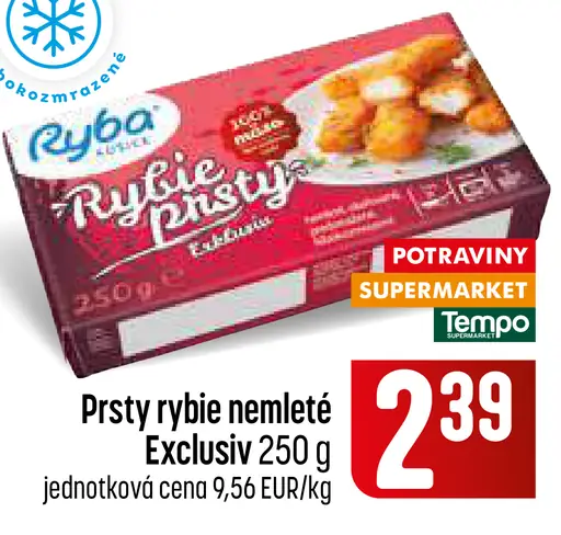 Rybie prsty mleté Exkluzív