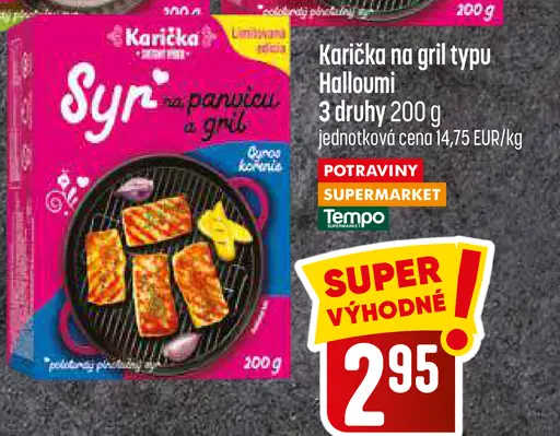 Karička syr na gril typ Halloumi