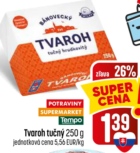 Bánovecký tvaroh tučný