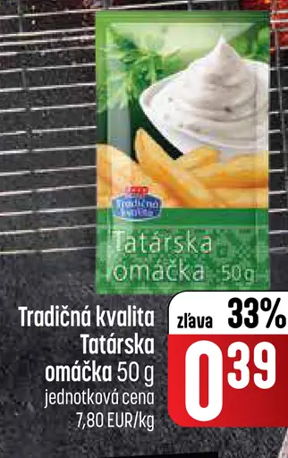 Tradičná kvalita Tatárska omáčka