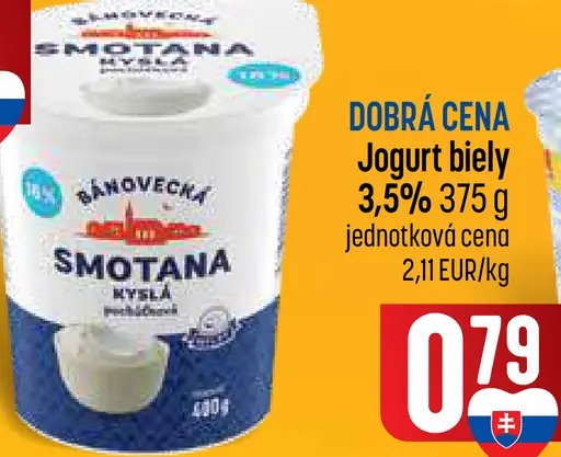 Bánovecká kyslá smotana 16 %