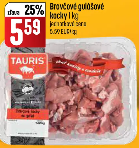 Tauris Bravčové kocky na guláš