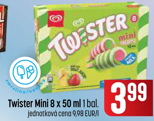 Twister mini nanuky