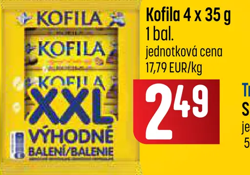 Kofila čokoládové tyčinky