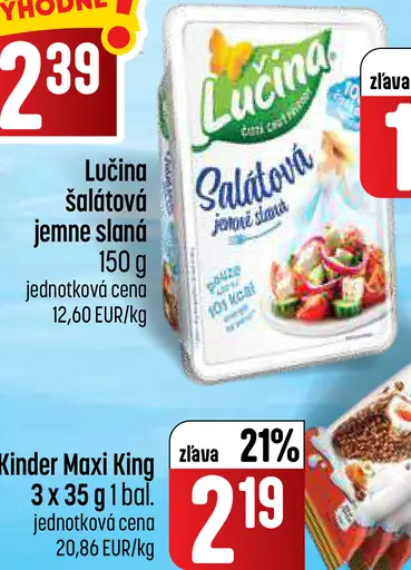 Lučina Šalátová jemne slaná