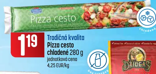Pizza cesto chladené