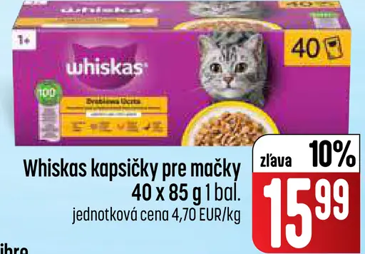Whiskas Kapsičky pre mačky