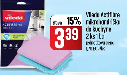 Vileda Actifibre mikroutierka do kuchyne