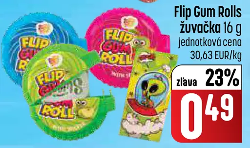 Flip Gum Rolls žuvačka