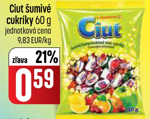 Ciut šumivé cukríky