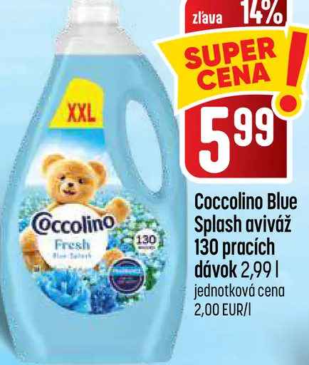 Coccolino Blue Splash aviváž