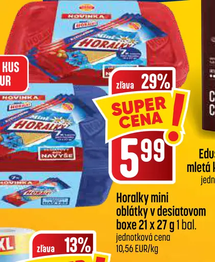 Horalka mini oblátky
