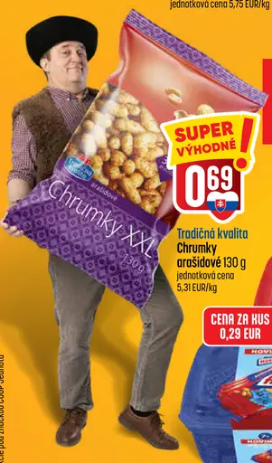 Chrumky XXL arašidové