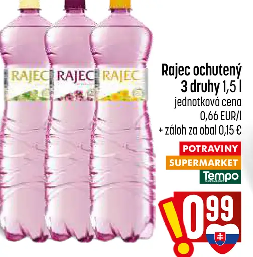 Rajec ochutený 3 druhy