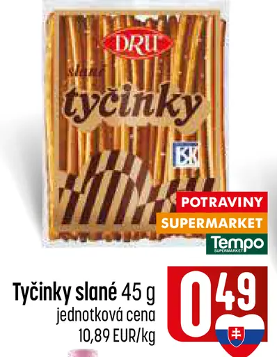Dru slané tyčinky
