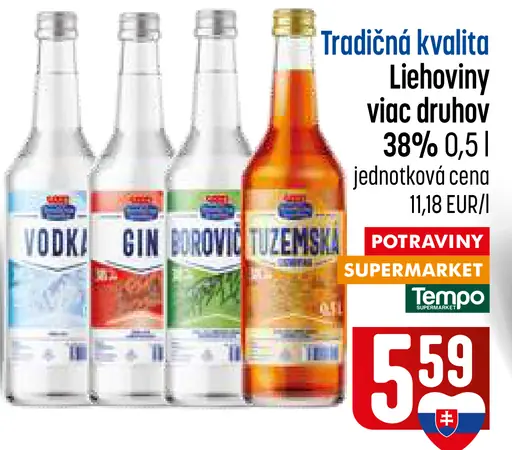Vodka 38 %