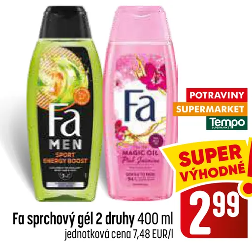 Fa sprchovací gél Magic Oil