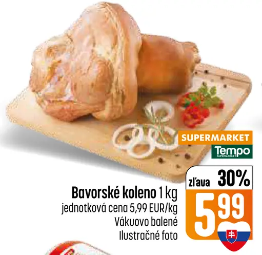 Bavorské koleno, vákuovo balené